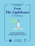 Lighthouse shining its light across the sea, symbol of the Foundation for "A Course in Miracles".